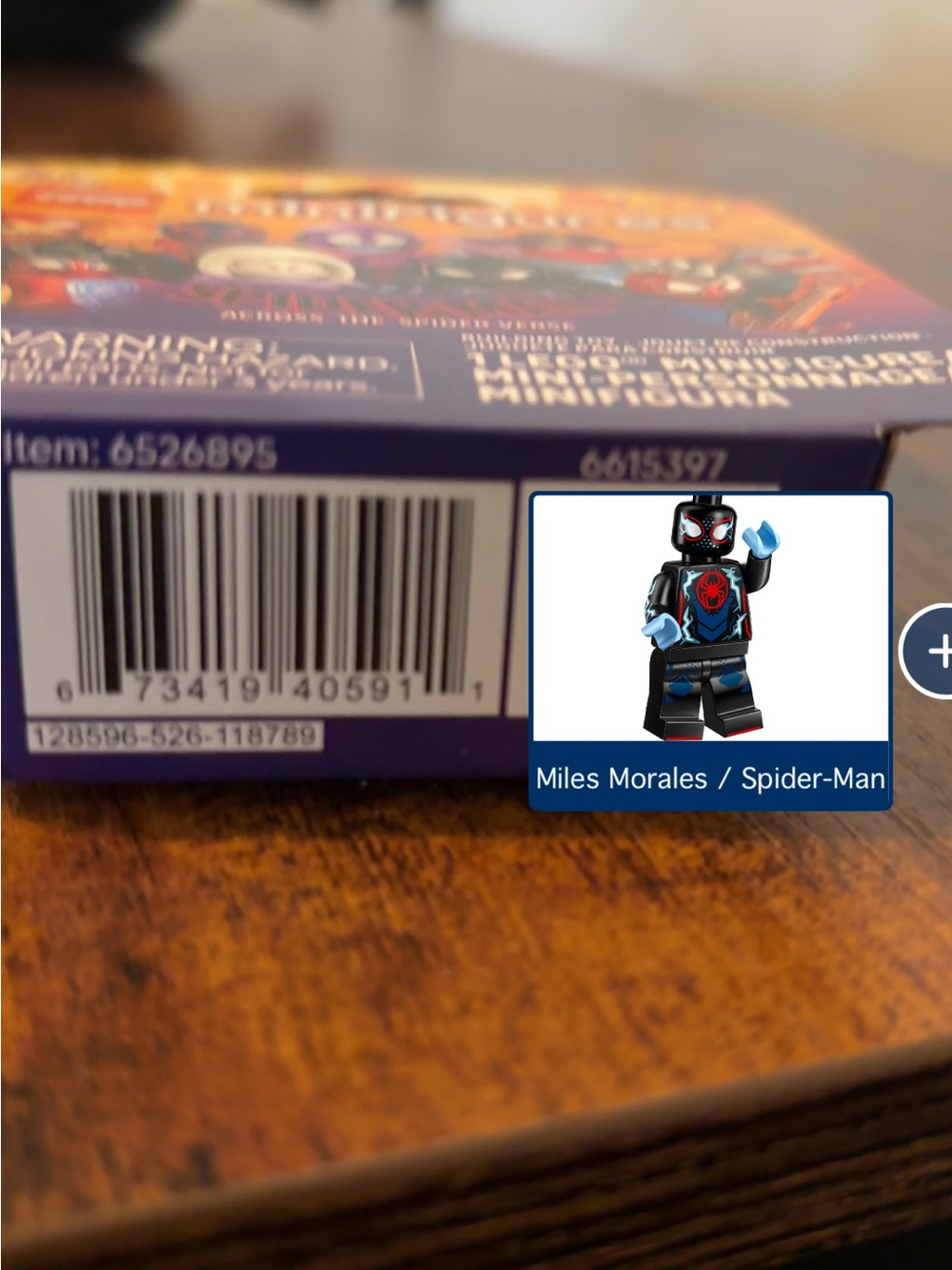 LEGO Spider-Man: Across The Spider-Verse 71050 Miles Morales CMF New